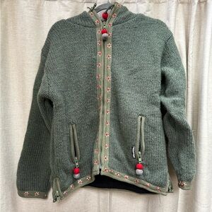 Laundromat Wool Fleece Zip Sweater